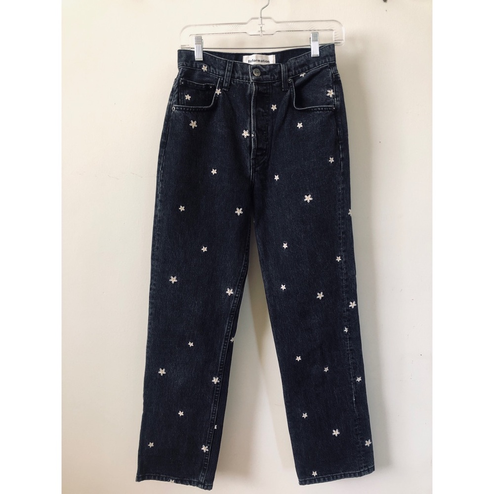 Reformation Cynthia High Waist Relaxed Jeans
